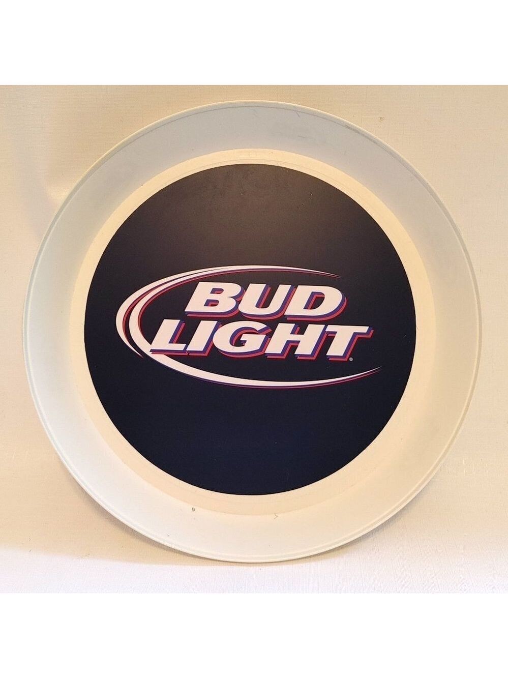 Vintage BUD LIGHT BEER SERVING TRAY Plastic